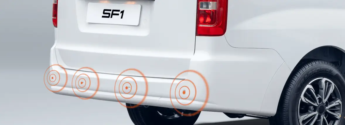 Парктроники техники Sollers - элемент безопасности при парковке в коммерческой технике