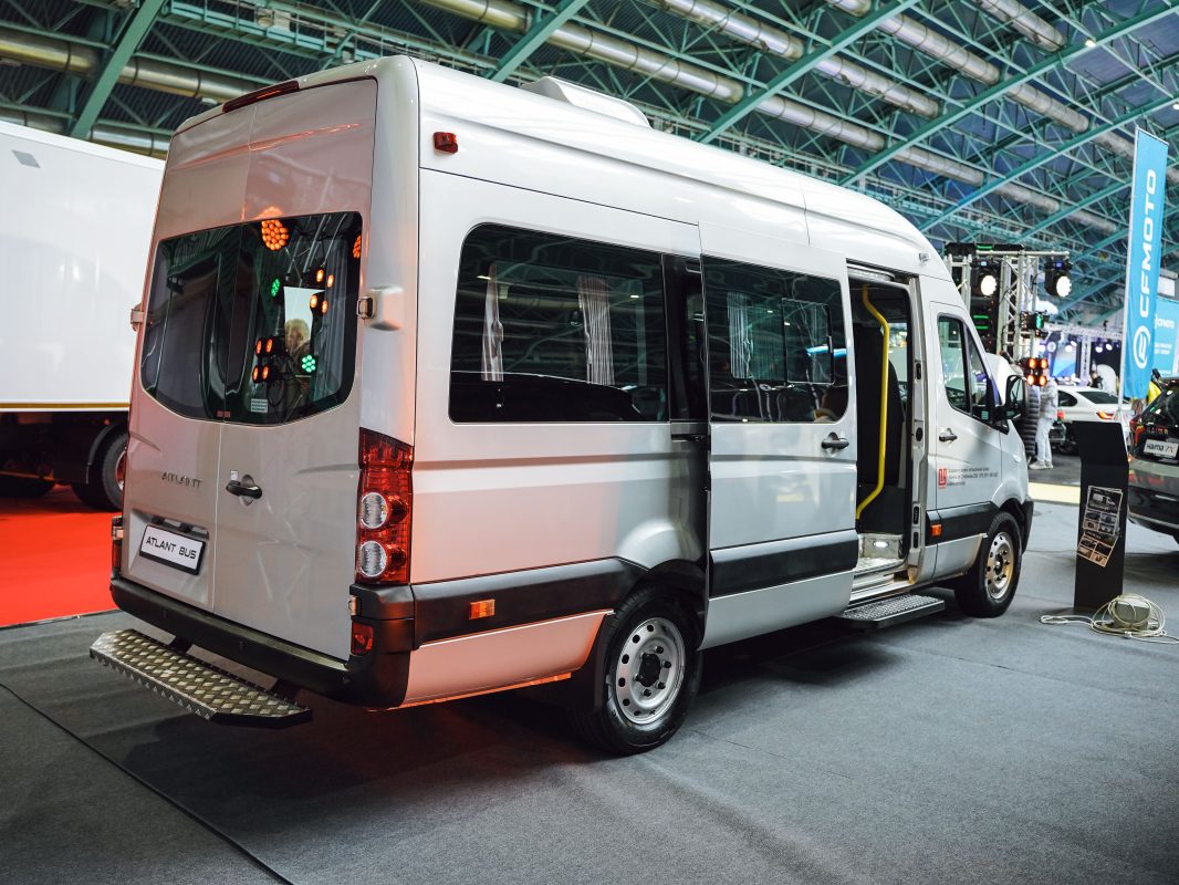 Автобус Sollers Atlant на выставке Моторшоу 2025 в Минске